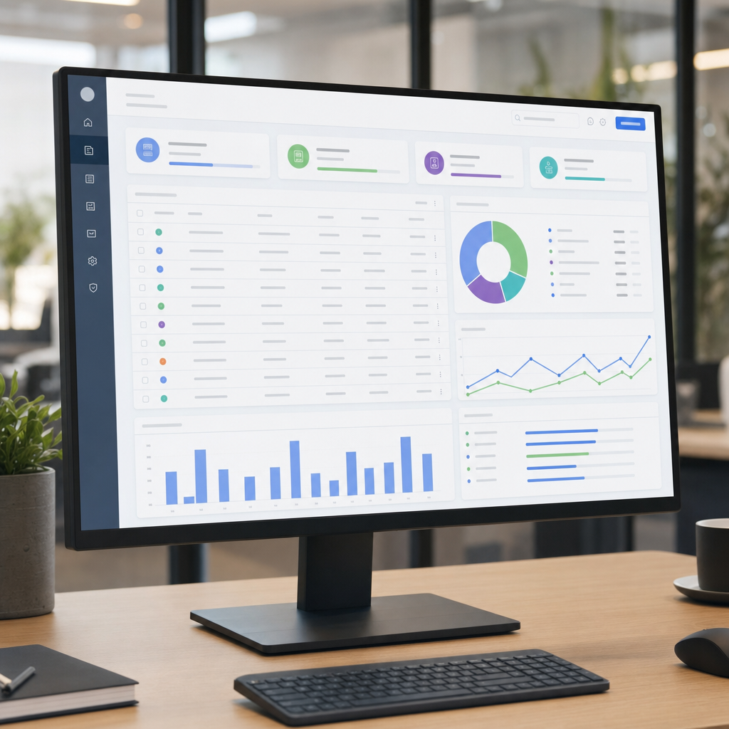Data management dashboard