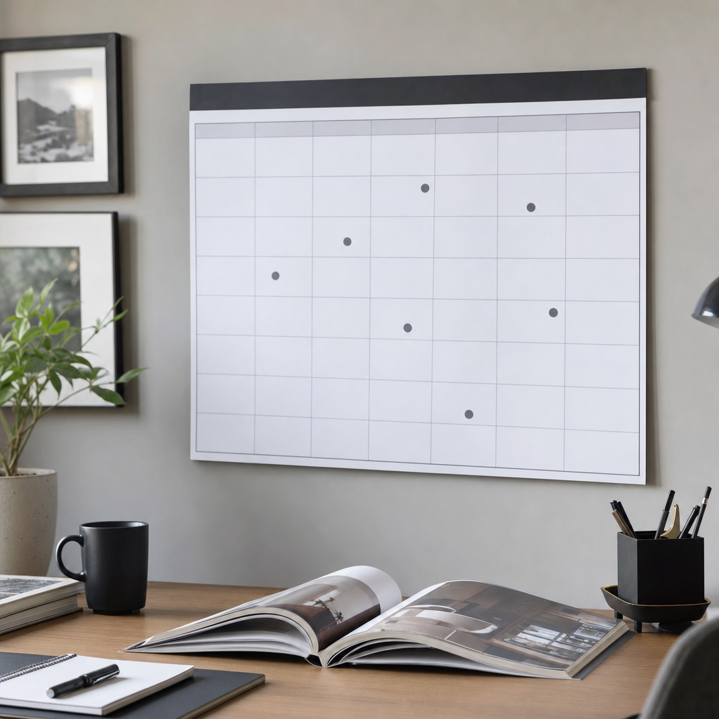 Publication schedule calendar